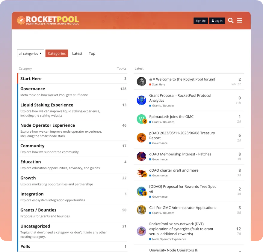 Contribute to Governance on our DAO Forum