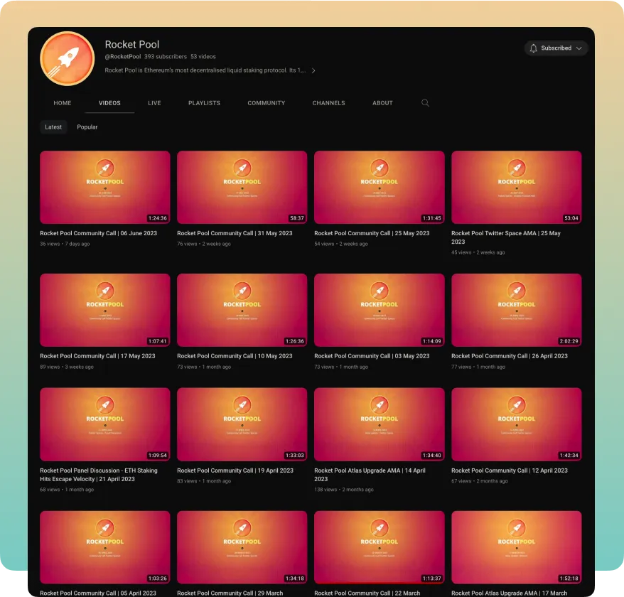 Subscribe to our Youtube